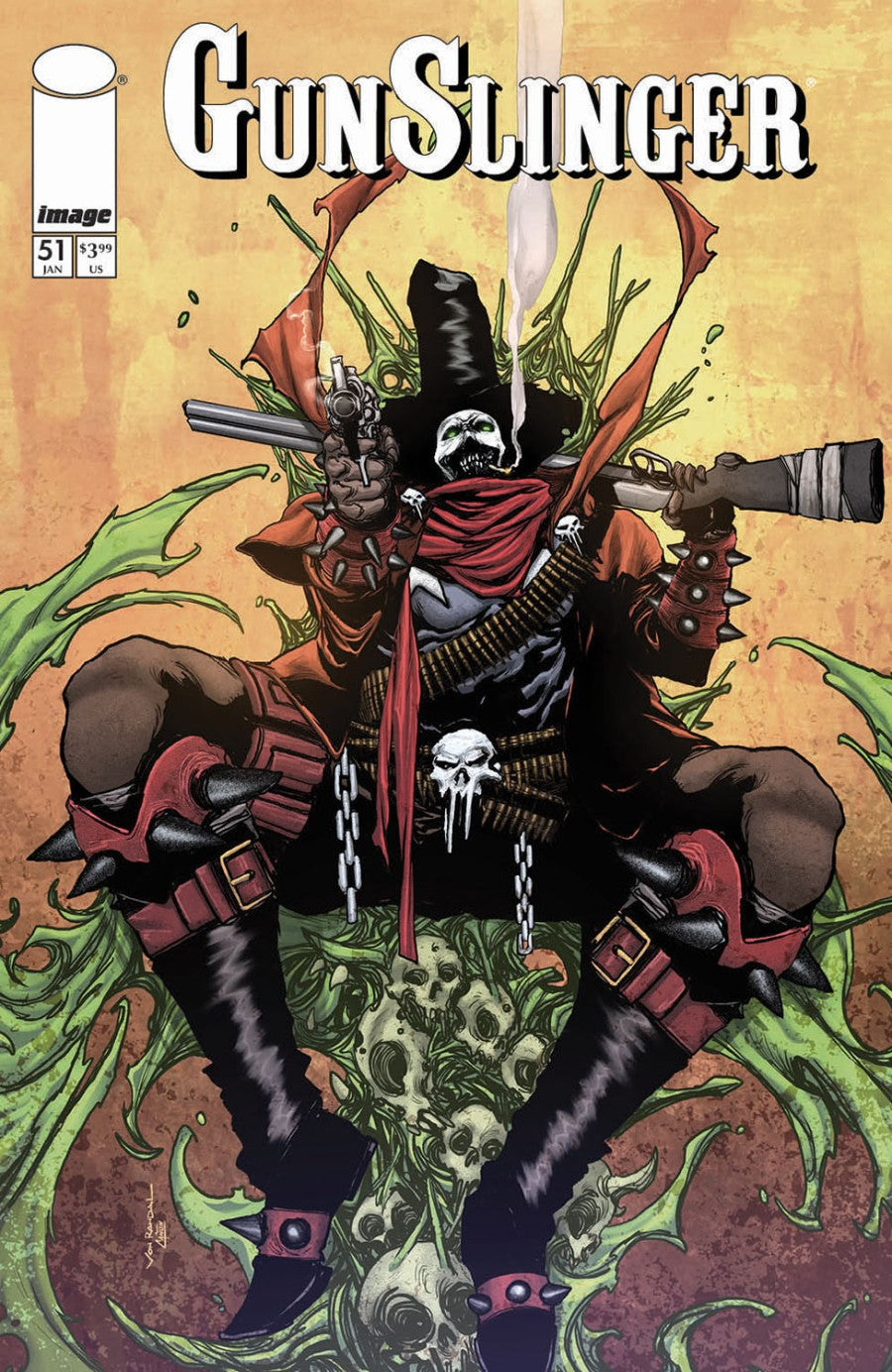 IMAGE COMICS GUNSLINGER SPAWN #51 CVR B VON RANDAL VAR