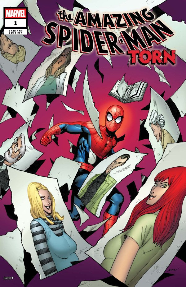 MARVEL COMICS AMAZING SPIDER-MAN TORN #1 PERIE PEREZ VARIANT
