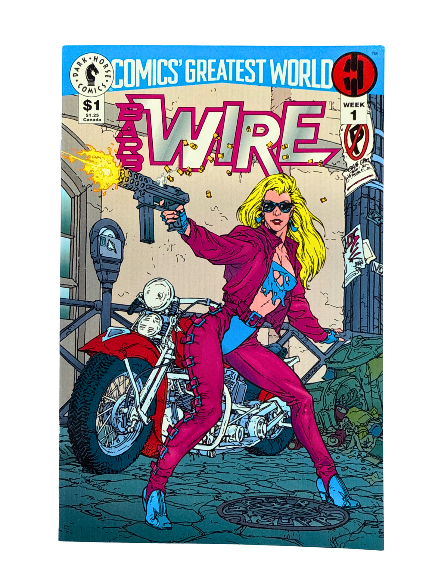 DARK HORSE COMICS BARB WIRE #1 WEEK ONE KEY ISSUE OPTIONED FOR NEW SERIES