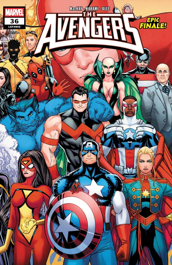 MARVEL COMICS AVENGERS #36 WRAPAROUND COVER