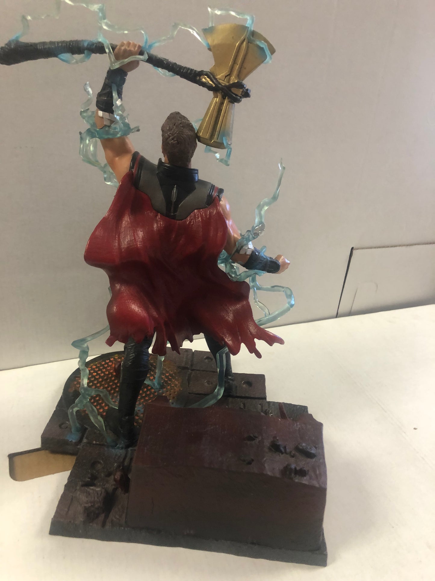 MARVEL THOR WITH STORMBREAKER STATUE NO BOX GREAT CONDITION