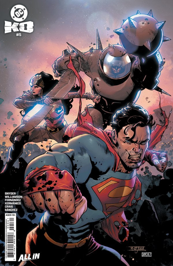 DC COMICS DC K.O. #5 (OF 5) CVR K INC 1:25 MAHMUD ASRAR CARD STOCK VAR