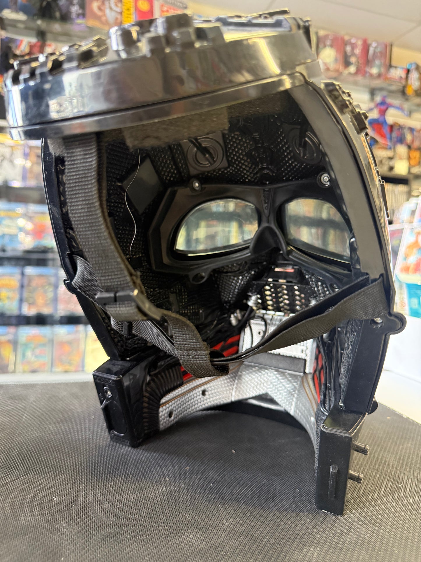 DISNEY STAR WARS DARTH VADER FULL SIZE HELMET (wearable!) GREAT SHAPE