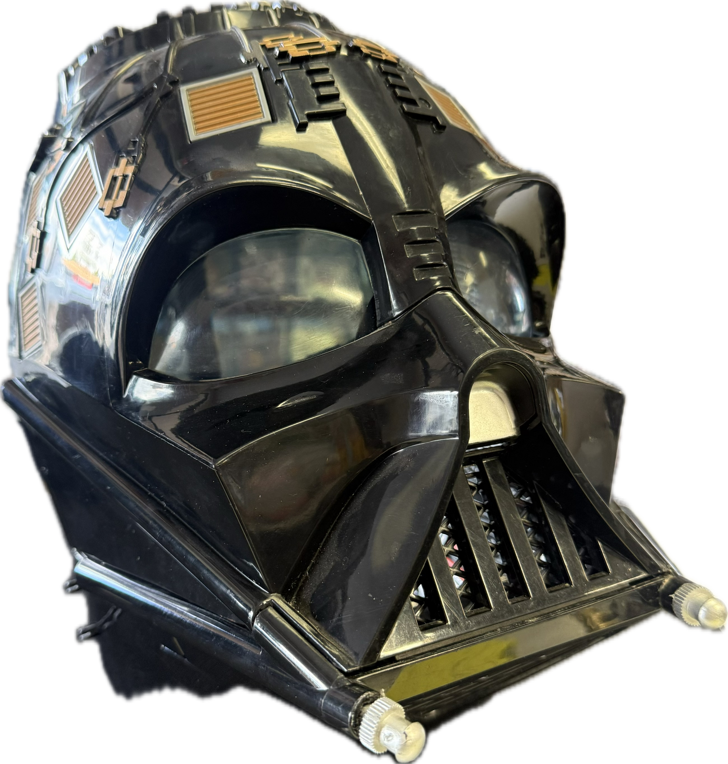 DISNEY STAR WARS DARTH VADER FULL SIZE HELMET (wearable!) GREAT SHAPE