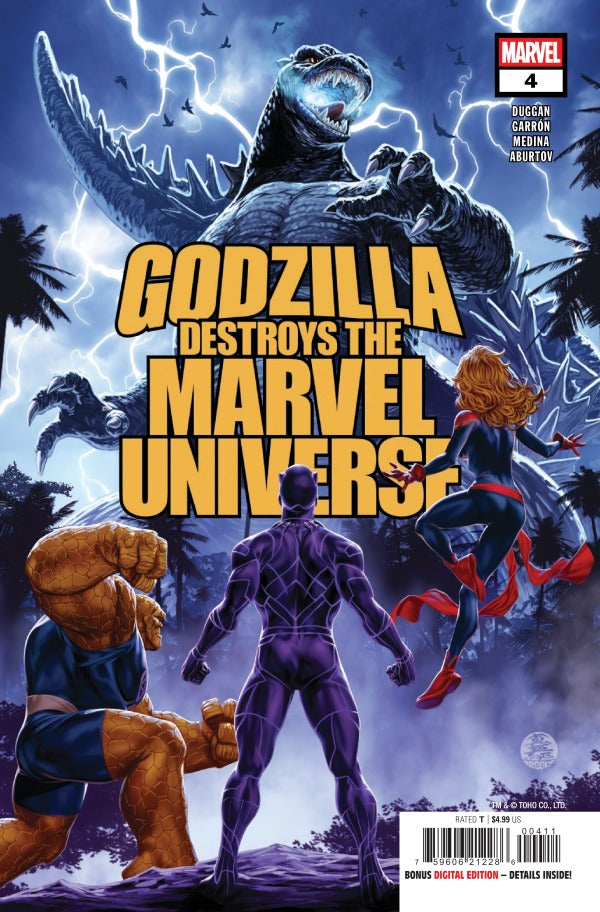 MARVEL COMICS GODZILLA DESTROYS THE MARVEL UNIVERSE #4