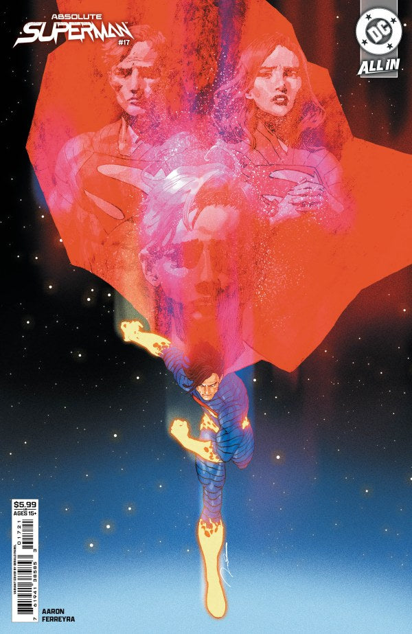 DC COMICS ABSOLUTE SUPERMAN #17 CVR B GERALD PAREL CARD STOCK VAR