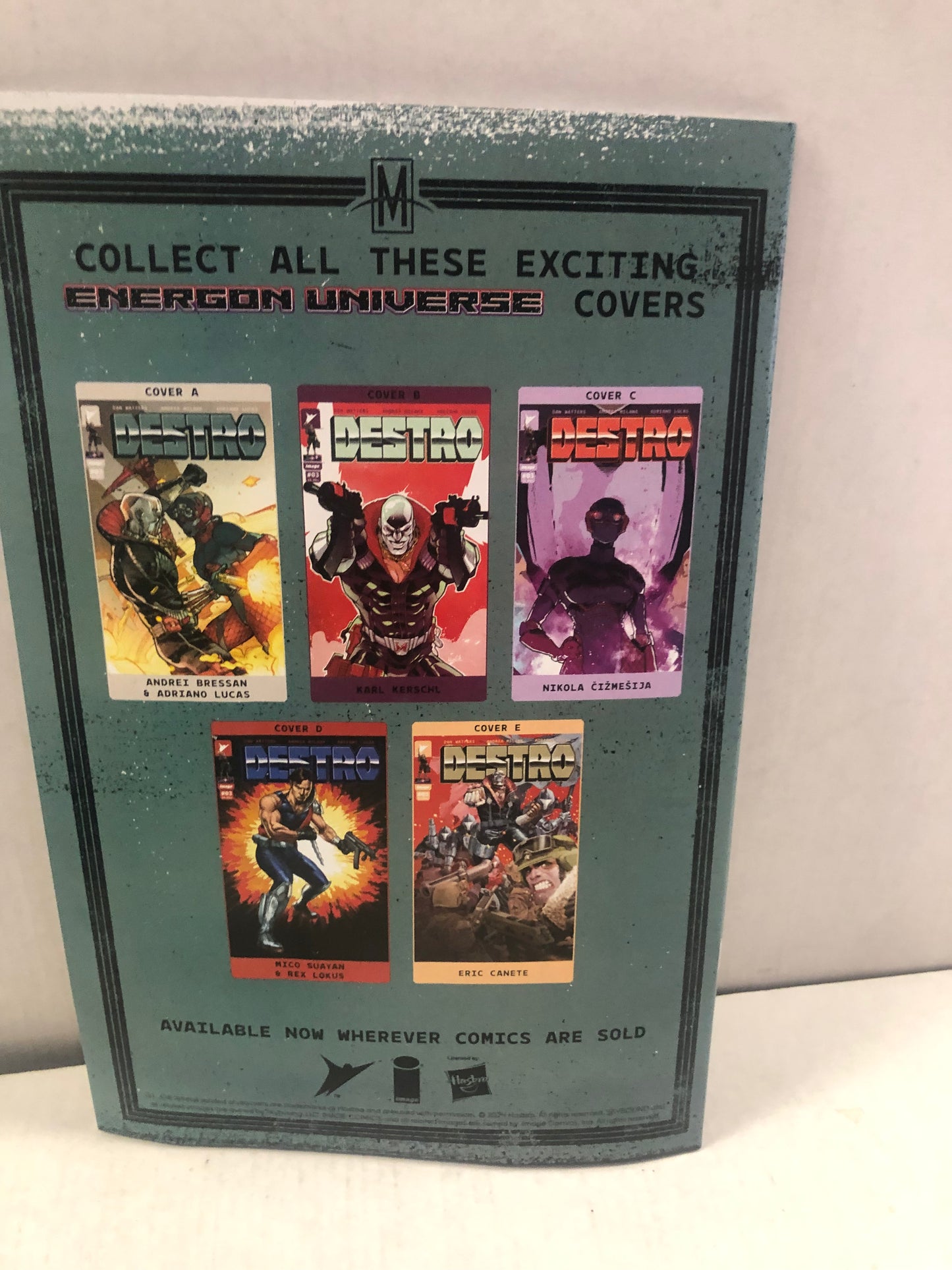 IMAGE COMICS DESTRO 3 1025