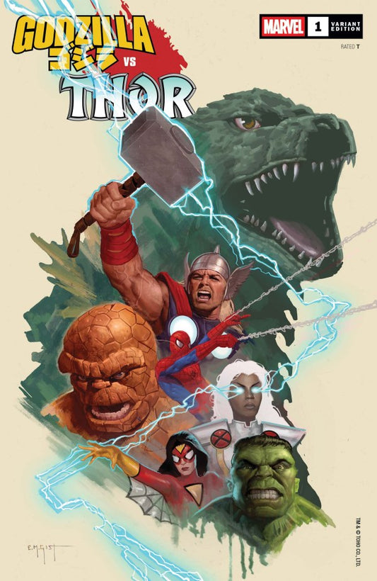 MARVEL COMICS GODZILLA VS THOR #1 VARIANT EDITION