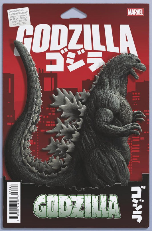 MARVEL COMICS GODZILLA DESTROYS THE MARVEL UNIVERSE JOHN TYLER CHRISTOPER VARIANT