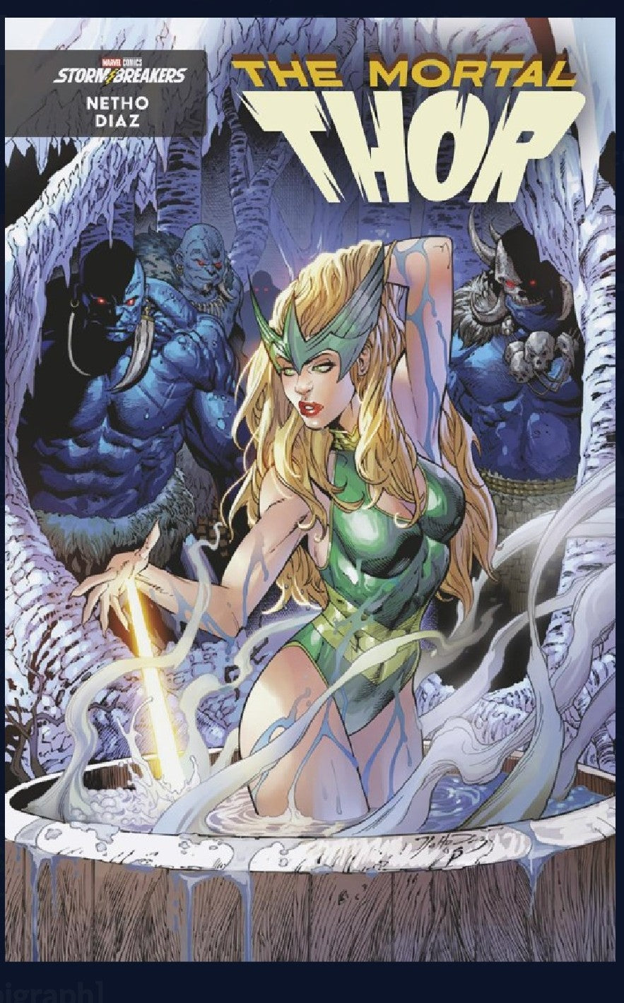 MARVEL COMICS MORTAL THOR #4 winter break variant
