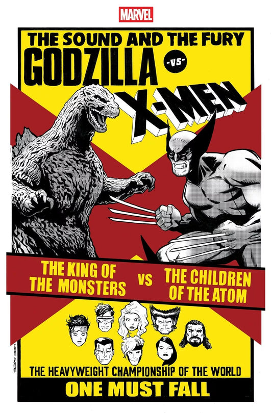 MARVEL COMICS GODZILLA VS X-MEN #1 LEE GARBETT VARIANT