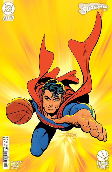 DC COMICS SUPERMAN #24 CVR E LEONARDO ROMERO COURTSIDE