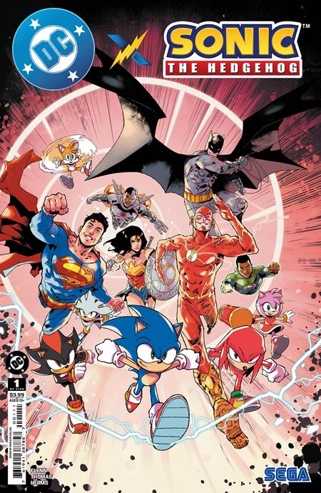 DC COMICS DC X SONIC THE HEDGEHOG #1