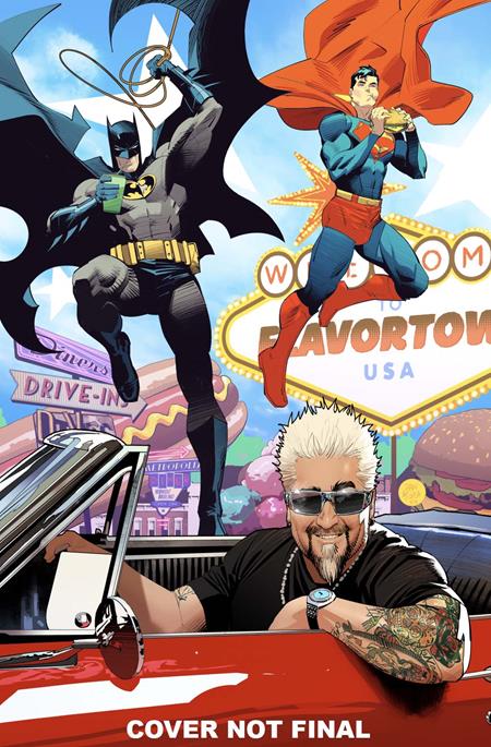 DC COMICS WORLDS FINEST# #37 CVR D DAN MORA GUY FIERI CAMEO