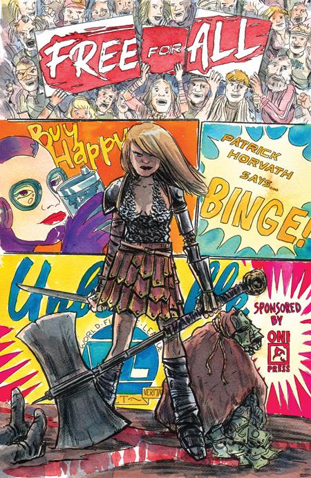 ONI PRESS FREE FOR ALL #1 (ONE SHOT) CVR B MATT KINDT