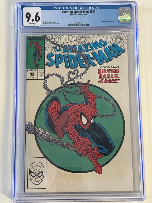 MARVEL COMICS AMAZING SPIDER-MAN #301 CGC 9.6