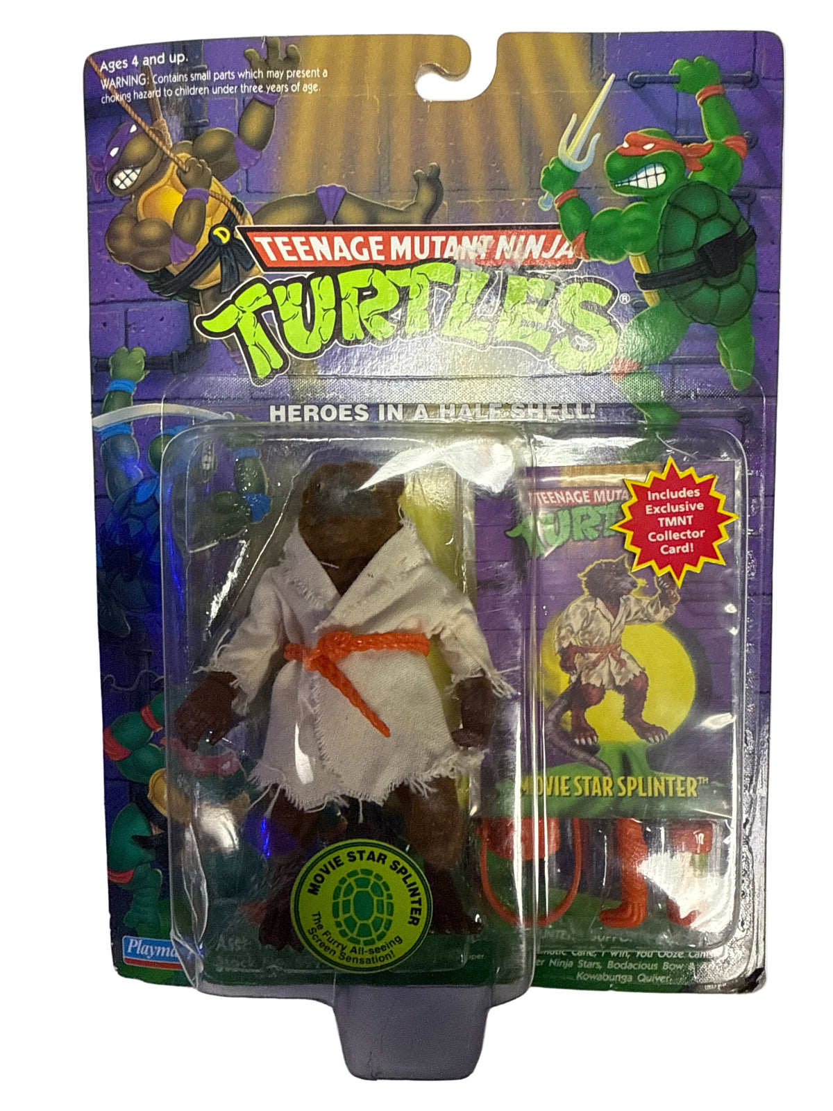 TEENAGE MUTANT NINJA TURTLES PLAYMATES MOVIE STAR SPLINTER