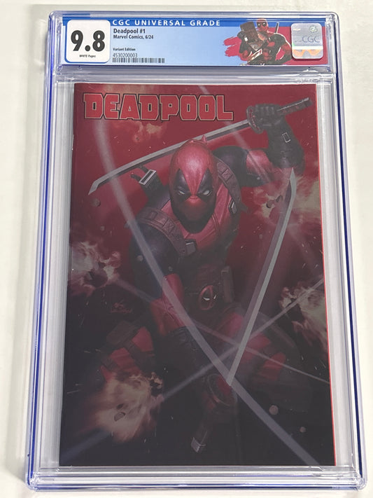 MARVEL COMICS DEADPOOL #1 FOIL VARIANT (2024) CGC 9.8 WP