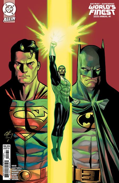 DC COMICS BATMAN SUPERMAN WORLDS FINEST 2025 ANNUAL #1 (ONE SHOT) CVR B CLAYTON HENRY CARD STOCK VAR (WE ARE YESTERDAY)