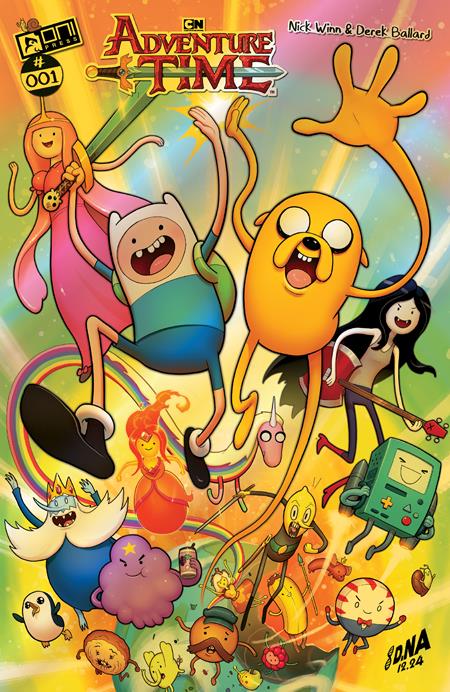ONI PRESS ADVENTURE TIME (2025) #1 DAVID NAKAYAMA GOLD FOIL