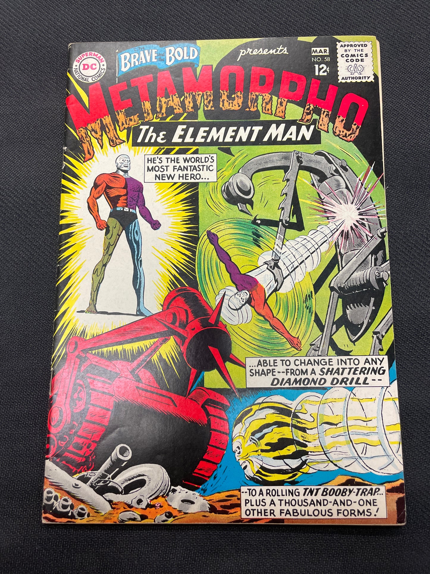 BRAVE & THE BOLD #58 (1965, 2nd METAMORPHO)