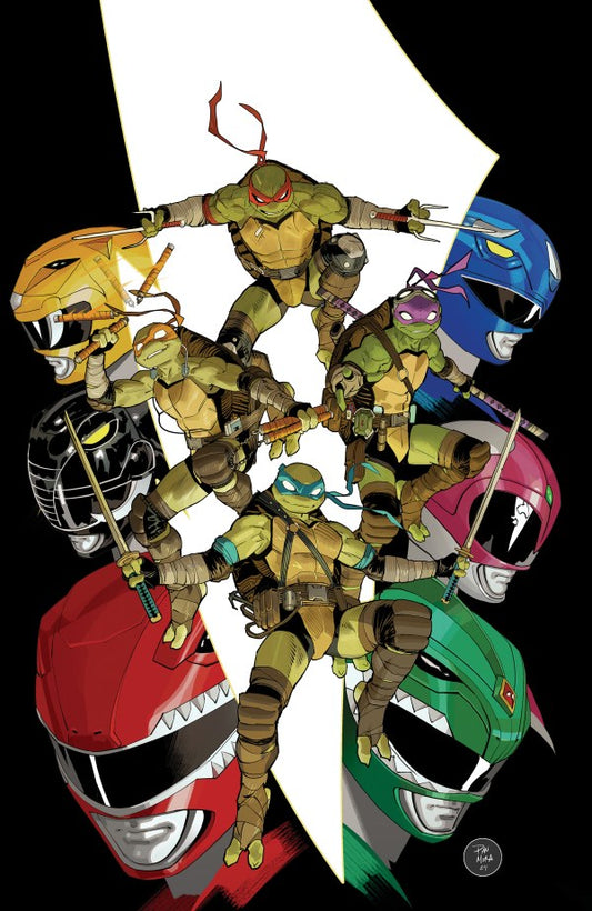 BOOM STUDIOS/IDW PUBLISHING POWER RANGERS/TEENAGE MUTANT NINJA TURTLES 3 #1 (2025) CVR O