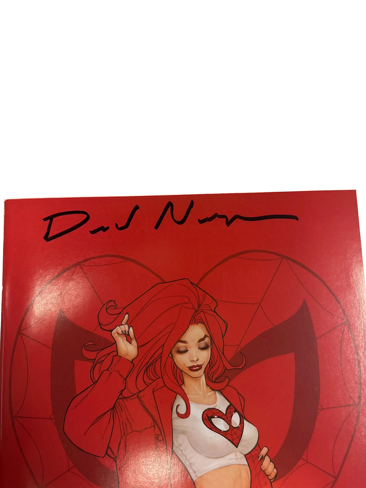 KING IN BLACK GWENOM VS CARNAGE #2 MARY JANE VIRGIN VARIANT SIGNED BY DAVID NAKAYAMA WITH COA