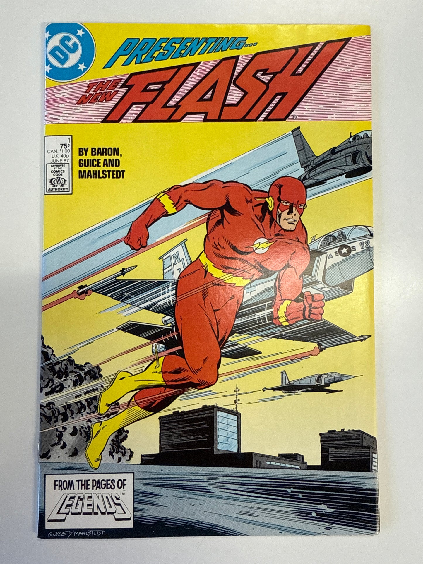 DC COMICS FLASH #1 vol 2. WALLY WEST KEY BOOK