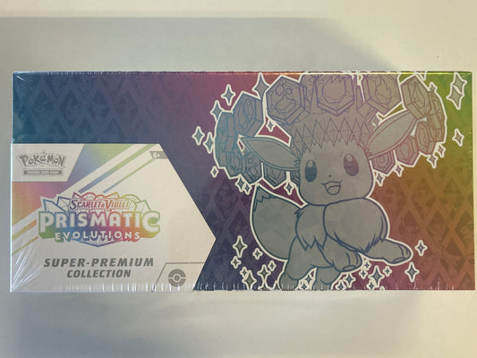 POKEMON TCG POKEMON SCARLET & VIOLET PRISMATIC EVOLUTIONS SUPER-PREMIUM COLLECTION