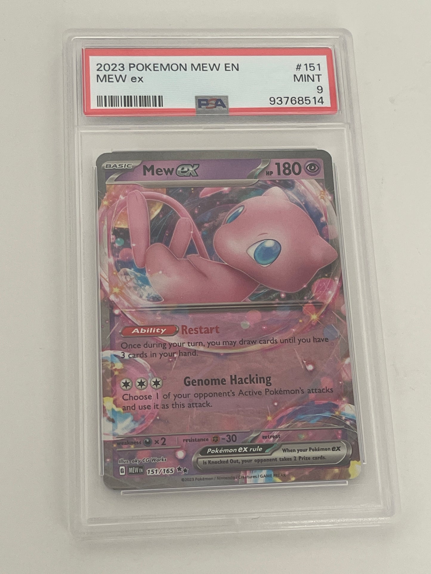 2023 POKEMON MEW EN MEW EX PSA 9