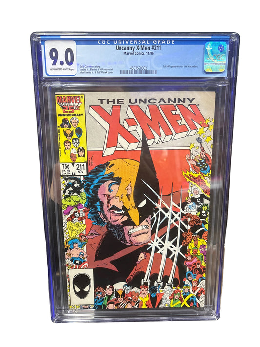 CGC 9.0 MARVEL UNCANNY X-MEN #211