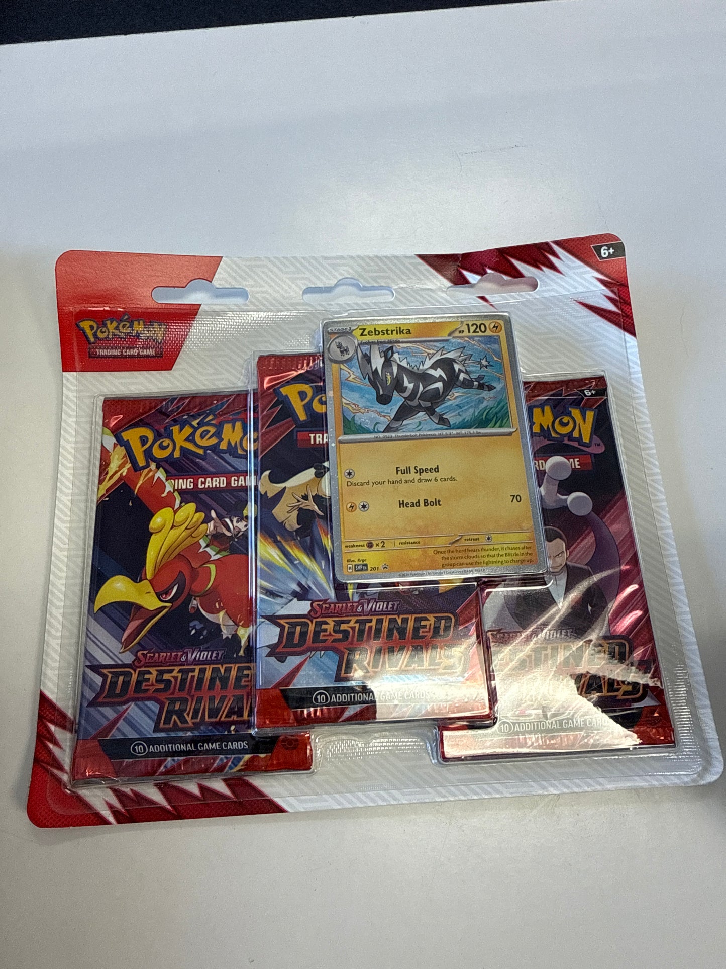 POKEMON TCG DESTINED RIVALS 3 pack blister