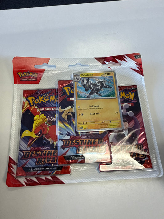 POKEMON TCG DESTINED RIVALS 3 pack blister
