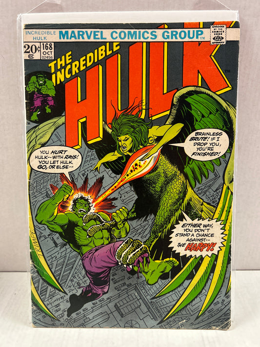 MARVEL THE INCREDIBLE HULK #168