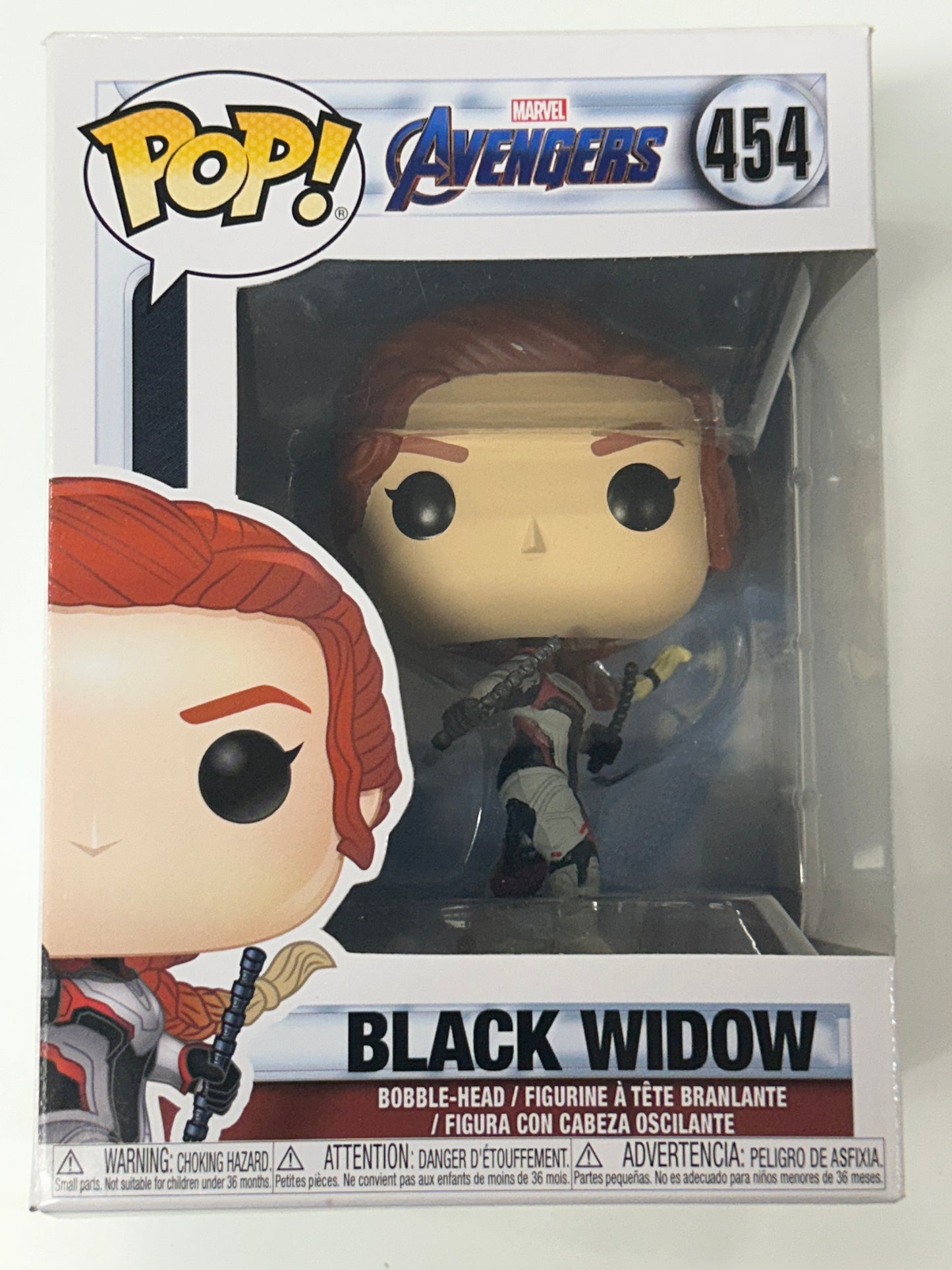 FUNKO POP MARVEL AVENGERS BLACK WIDOW GREAT CONDITION