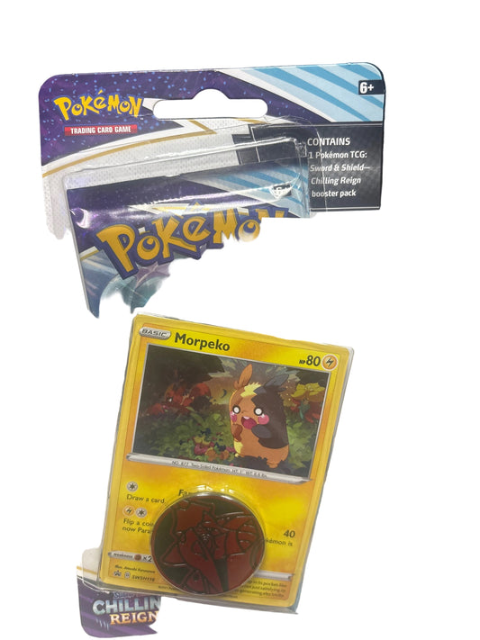 POKEMON SWORD & SHEILD CHILLING REIGN BOOSTER PACK MORPEKO