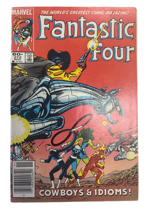 MARVEL FANTASTIC FOUR #272 NATHANIAL RICHARDS 1ST CAMEO APPEARANCE