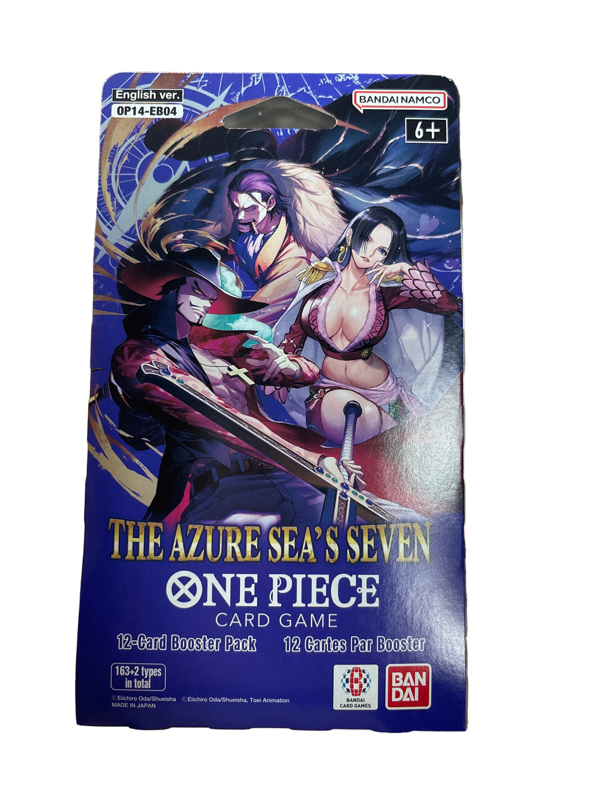ONE PIECE OP14 ENGLISH THE AZURE SEA’S SEVEN BOOSTER HANGER PACK