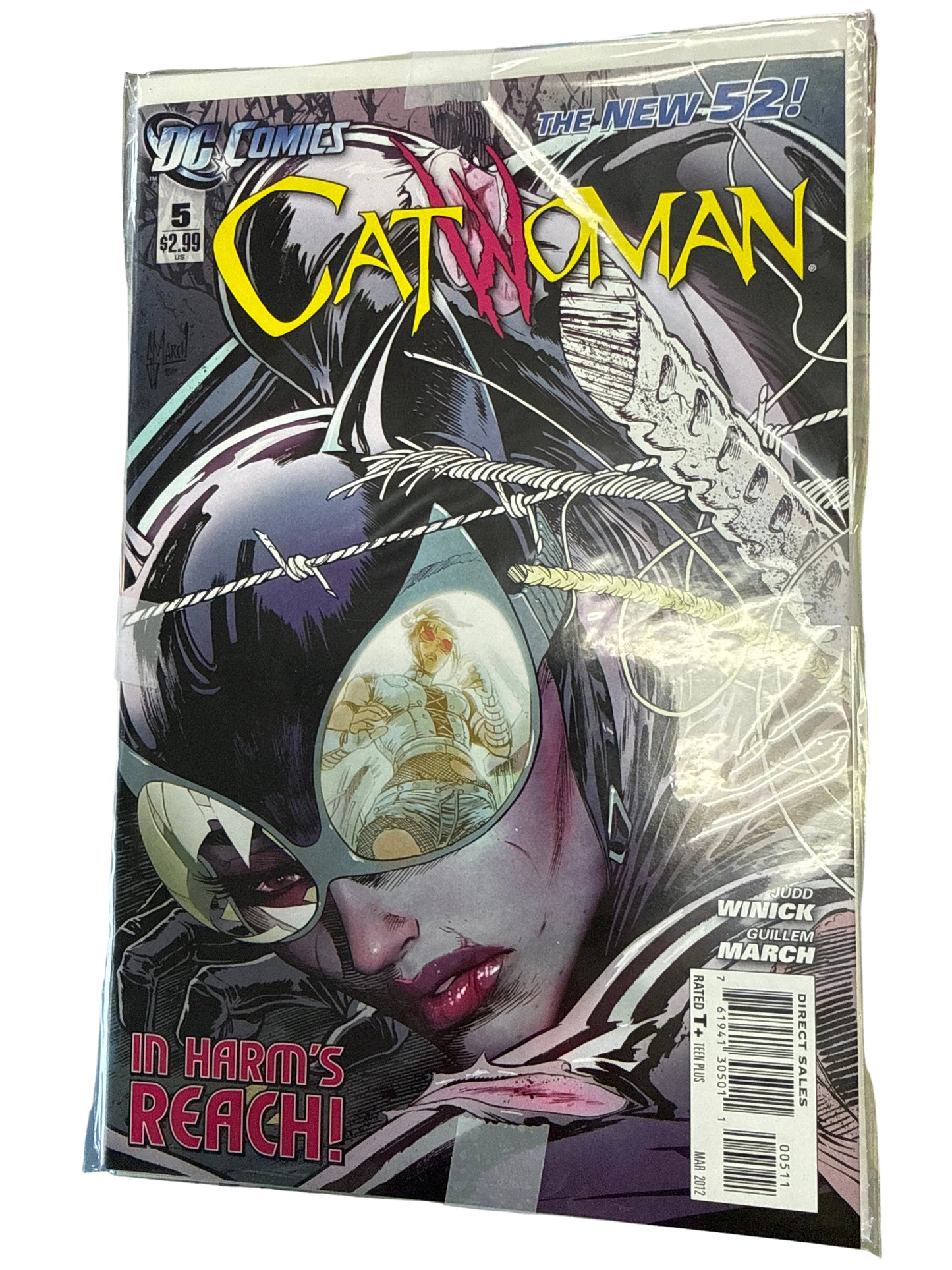 DC COMICS NEW 52 CAT WOMAN 1-5 LOT
