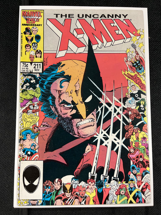 UNCANNY X-MEN # 211 VF/NM (1986, 1ST FULL APPEARANCE OF THE MARAUDERS)