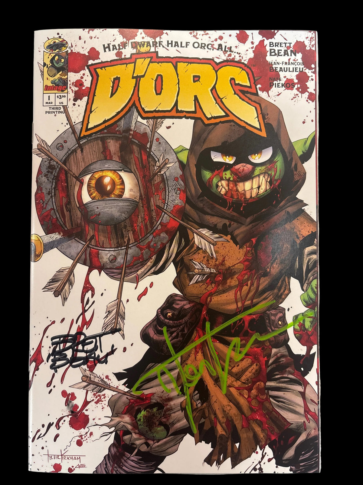 DORC #1 3RD PRINT TYLER KIRKHAM LTD 500 MEGACON 2026 COVER SIGNED BY BRETT BEAN AND TYLER KIRKHAM