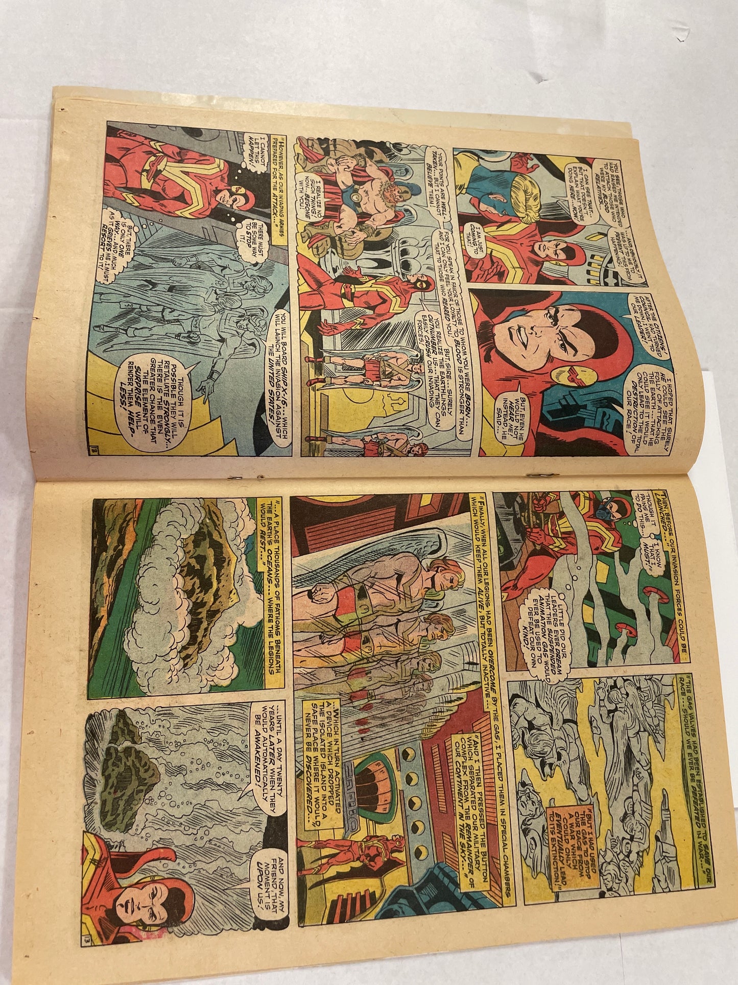 THE X-MEN #44 (1968 MARVEL SILVER AGE KEY) 1st RED RAVEN APPEARANCE!