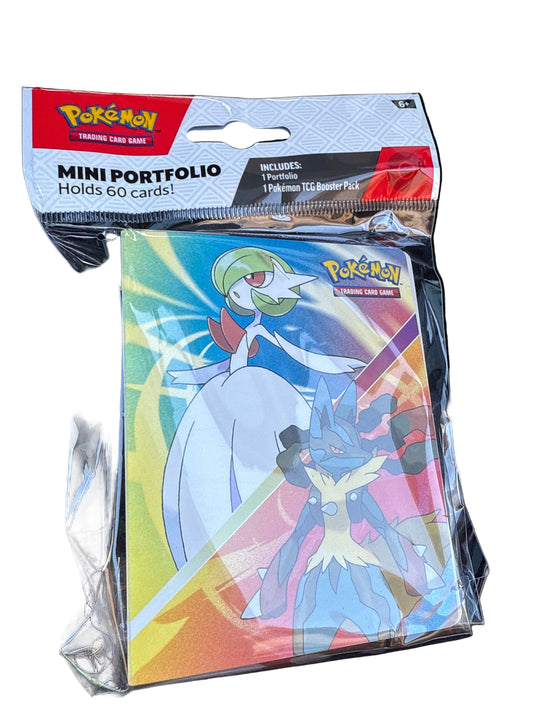 POKEMON TCG MEGA EVOLUTIONS MINI PORTFOLIO WITH BOOSTER PACK