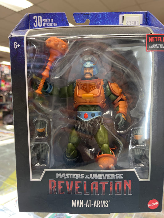 MATTEL MASTERS OF THE UNIVERSE REVELATION MAN-AT-ARMS ACTION FIGURE