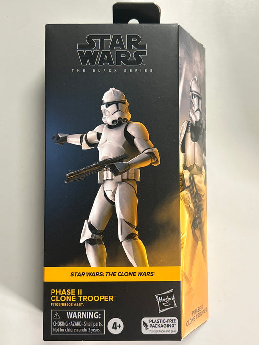 STAR WARS THE BLACK SERIES STAR WARS PHASE II CLONE TROOPER (2023) EXCELLENT CONDITION