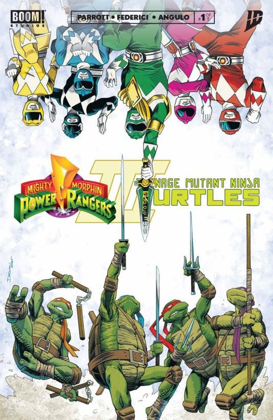 BOOM STUDIOS/IDW PUBLISHING POWER RANGERS/TEENAGE MUTANT NINJA TURTLES 3 #1 (2025) CVR N