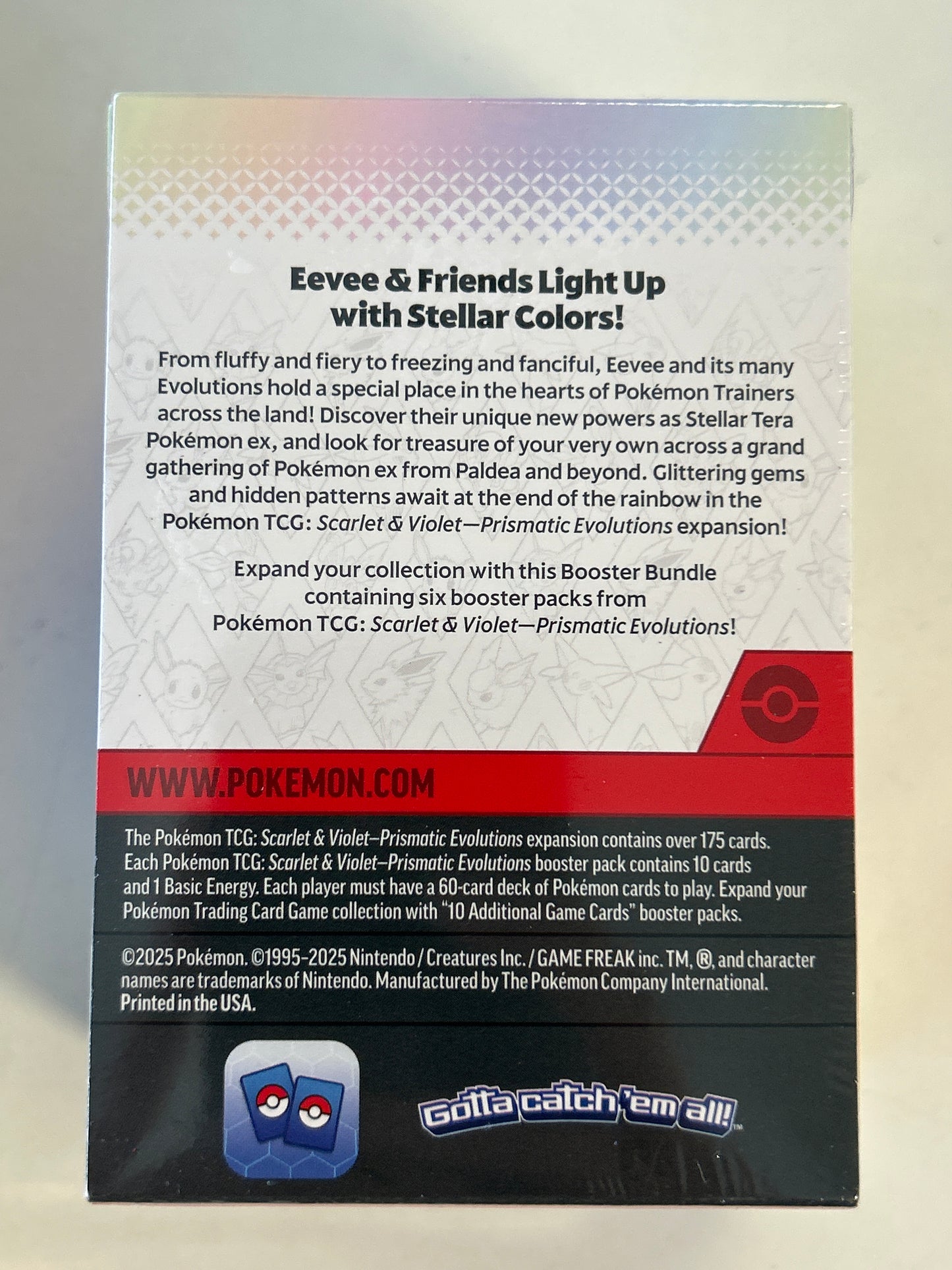 POKEMON TCG SCARLET & VIOLET PRISMATIC EVOLUTIONS BOOSTER BUNDLE