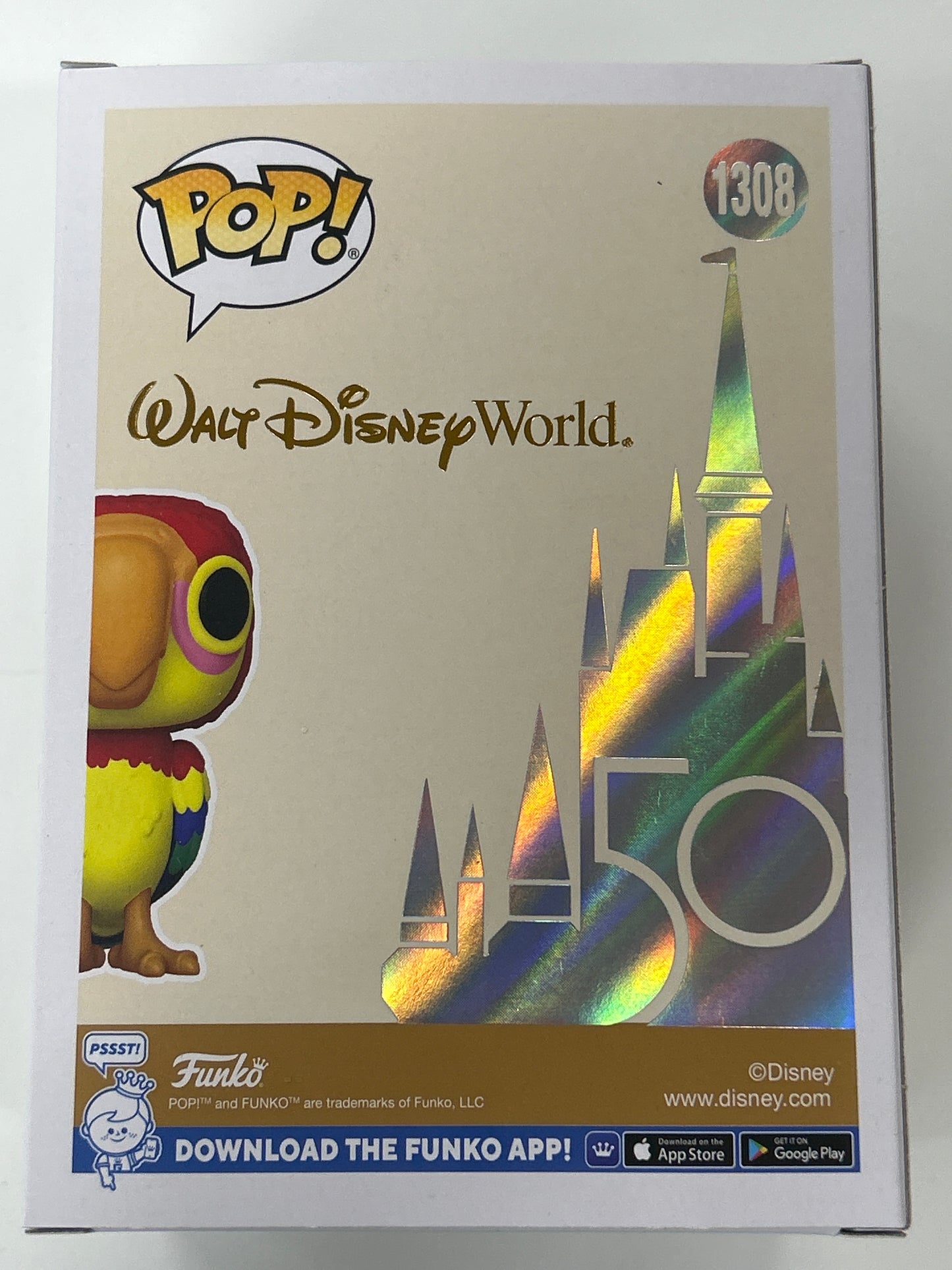 FUNKO POP WALT DISNEY WORLD 50 JOSÉ GREAT CONDITION