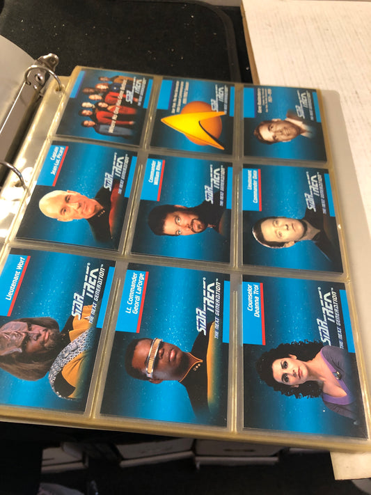 STAR TREK THE NEXT GENERATION TRADING CARDS 1-120