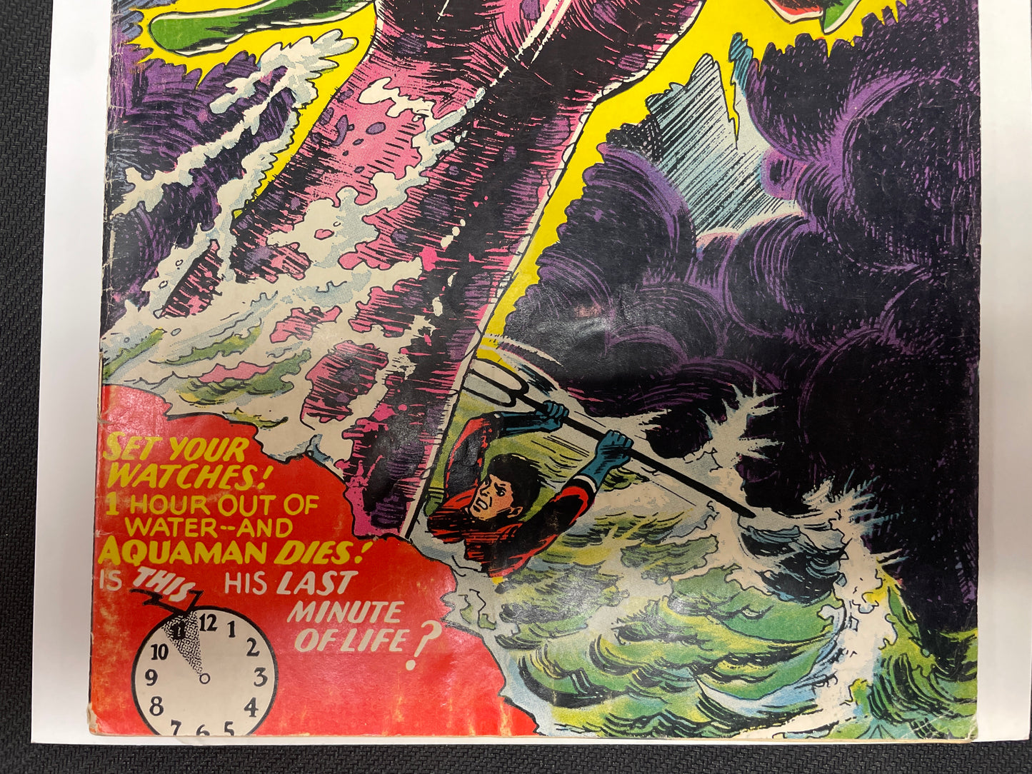 AQUAMAN #32 (1967 SILVER AGE DC KEY COMIC, 2nd APPEARANCE OF OCEAN MASTER!) VG+/FINE